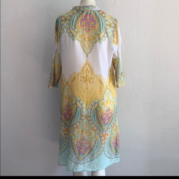 O.P.C. | Boho Dress / Cover Up / Tunic Size L - Picture 2 of 3